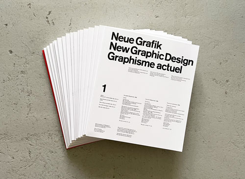 Neue Grafik / New Graphic Design Graphisme actuel 1958-1965  [18volumes set]