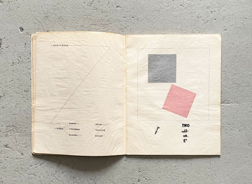 El Lissitzky: 2 Squares / More about 2 squares [2冊セット]