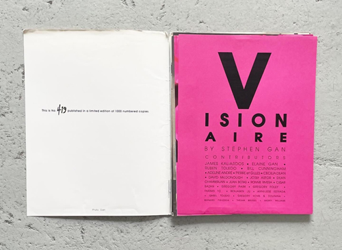 VISIONAIRE No.1 The Innocent Issue