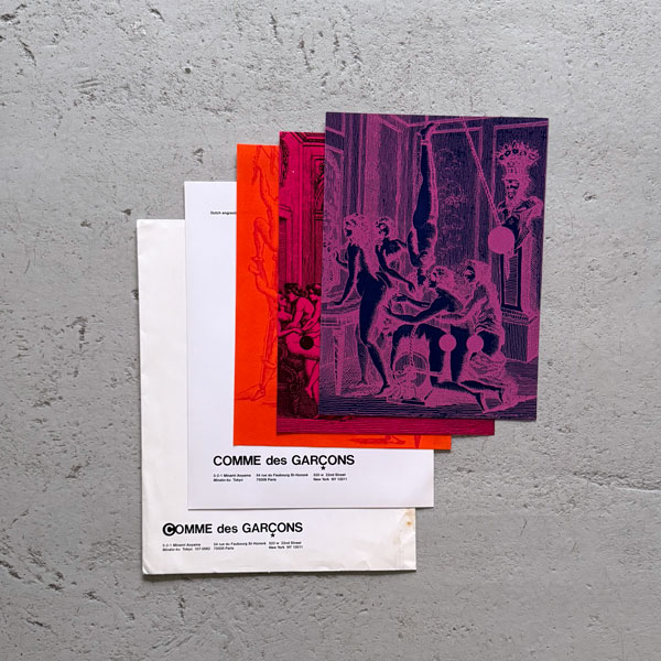 COMME des GARCONS DM -Dutch engravings, 1789-1797 [with Envelope]