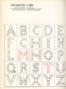 Typografische Monatsblatter / TM  1983-84各号