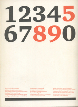 Typografische Monatsblatter / TM 1989-90各号