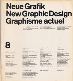 Neue Grafik / New Graphic Design / Graphisme actuel  各号